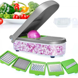 5 In 1 Kitchen Gadget Veggie Slicer Salad Cutter  Mandoline Slicer Potato Slicer