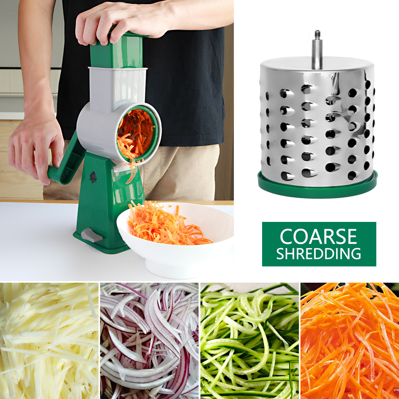 4 in 1 Multifunctional vegetable grater potato cutter carrot potato slicer salad cutter salad chopper