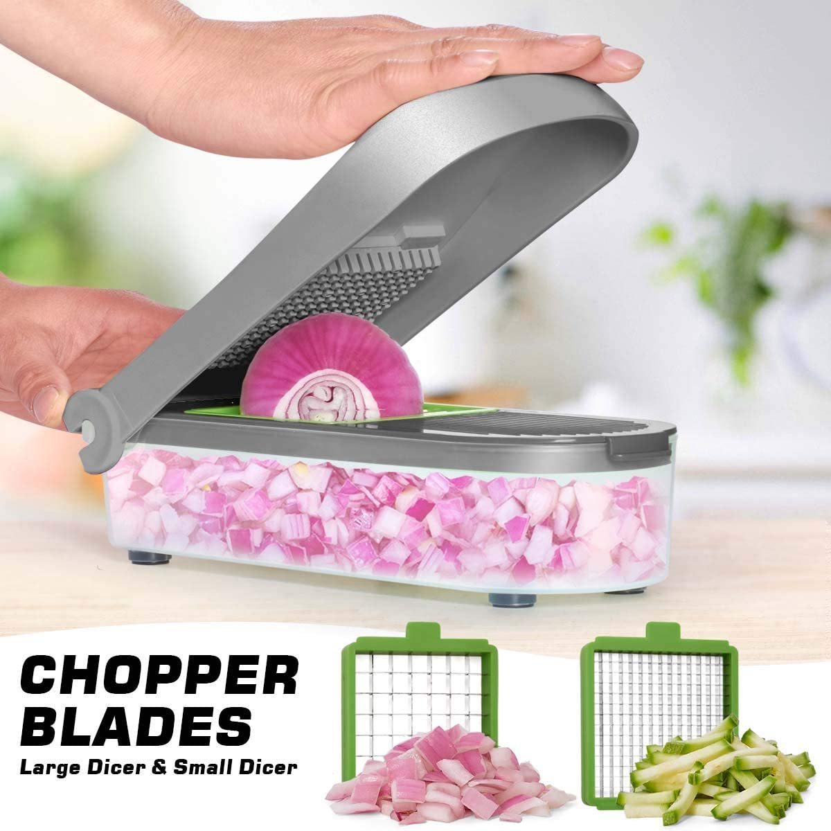 5 In 1 Kitchen Gadget Veggie Slicer Salad Cutter  Mandoline Slicer Potato Slicer