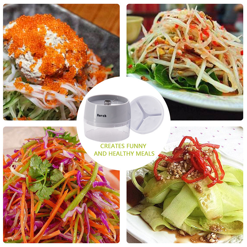 Mini Kitchen Cooking tools Vegetable Shredder Carrot Cucumber Slicer Vegetable Spiral grater, Cheese Grater