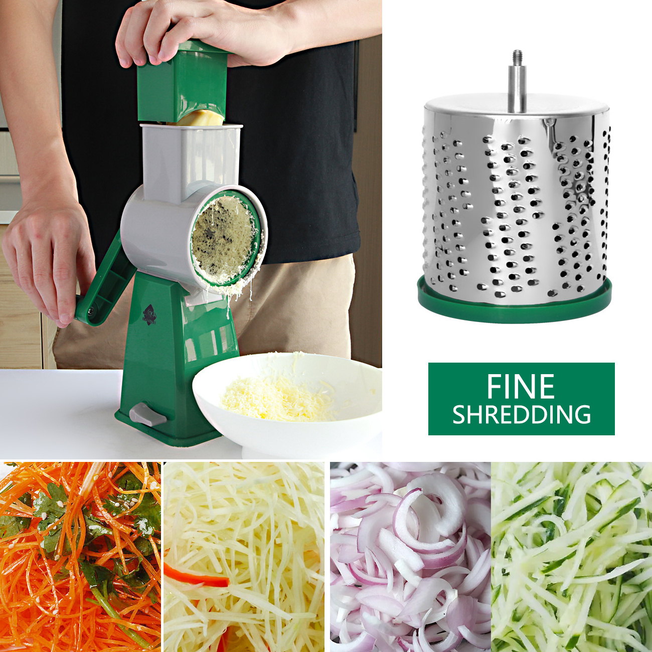 4 in 1 Multifunctional vegetable grater potato cutter carrot potato slicer salad cutter salad chopper