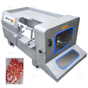 Automatic meat cuber chicken cutter machine frozen meat dicer cube cutting machine