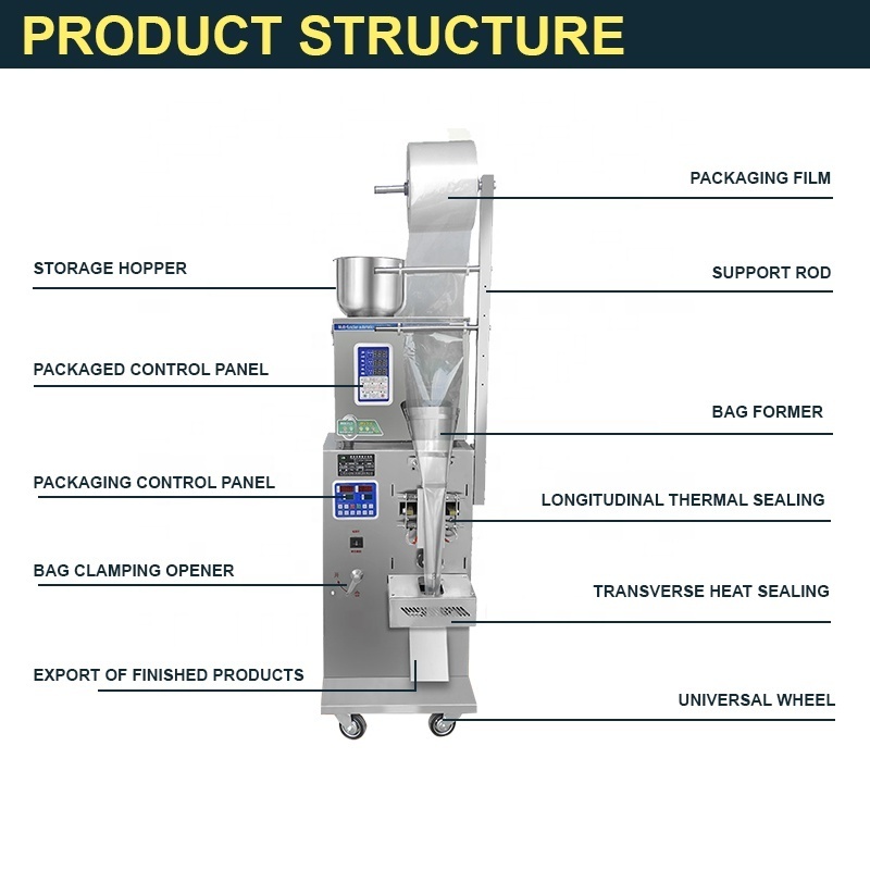 Packaging Machine Automatic Small Tea Bag Sachet Pouch Horizontal Packaging Machine Automatic Vertical Packing Machine