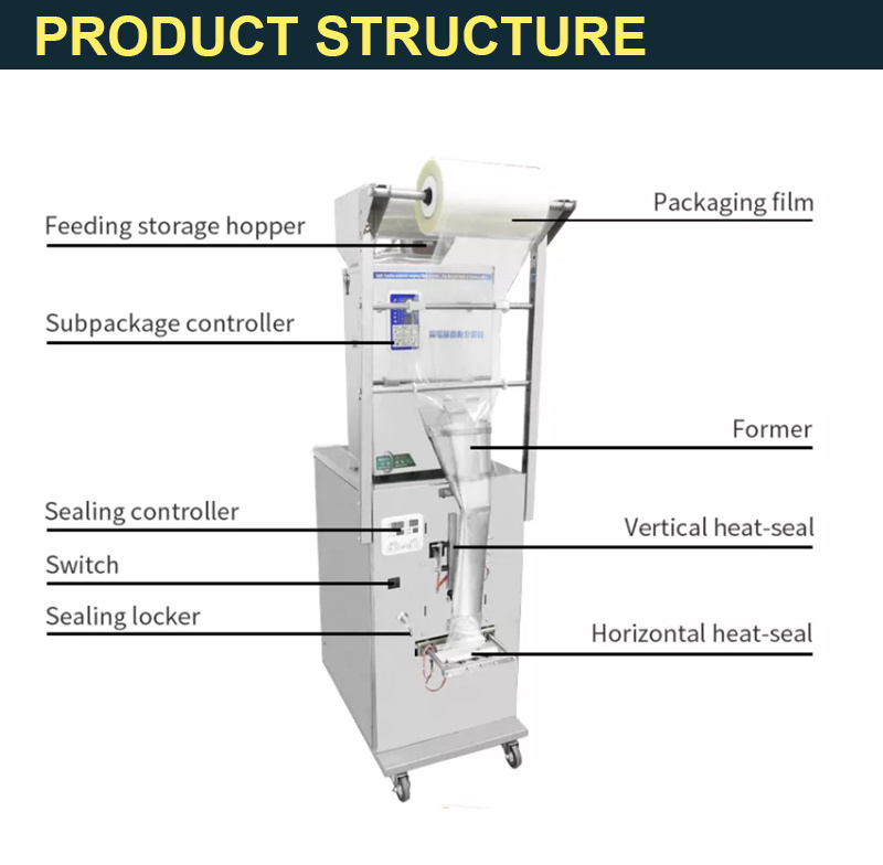 Multi Function Automatic Sugar Stick Packing Machine Coffee Powder Food Powder Packaging Machine granule packing machine