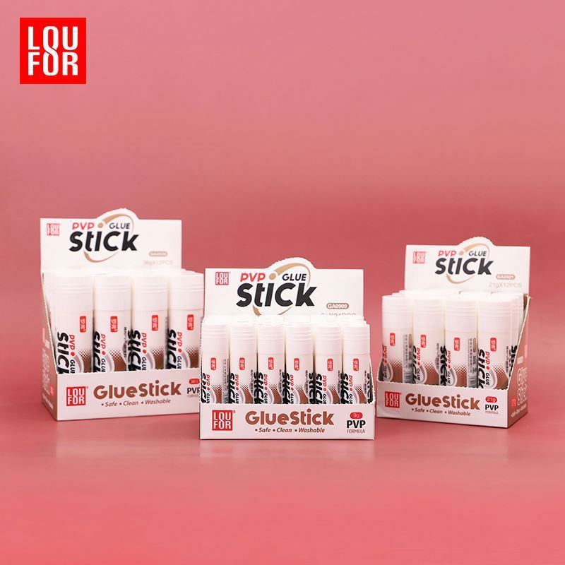 China stationery manufacturer supply the non toxic eco-friendly PVP new glue sticks for school