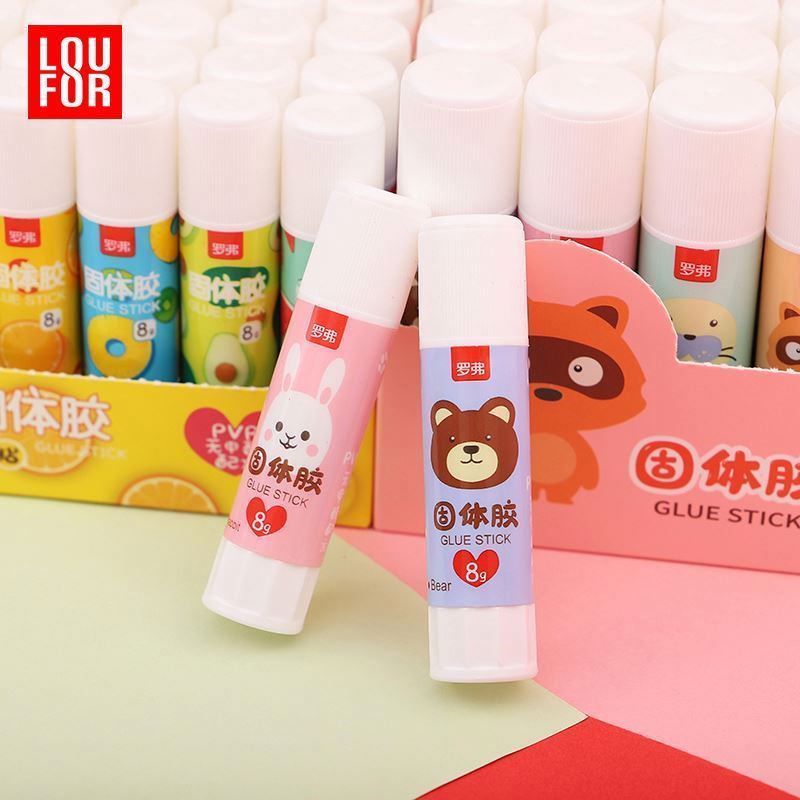 China stationery manufacturer supply the non toxic eco-friendly PVP new glue sticks for school