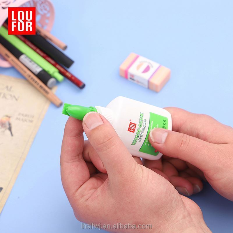 Big bottle Volume high Bond 250g white GLUE for wood flooring paper Student DIY Craft Handwork