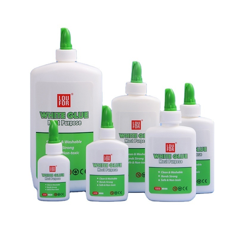 small size 40g big size480g Liquid White Glue For multi-purpose wood white glue pva glue