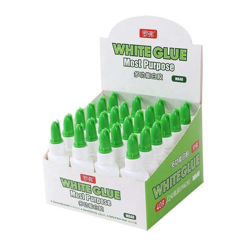 small size 40g big size480g Liquid White Glue For multi-purpose wood white glue pva glue