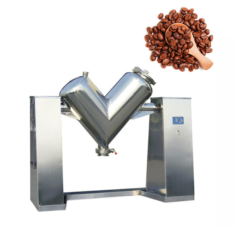 High Quality Wholesale Custom Cheap 60 litre v mixer dry powder mixer rotating blades inside