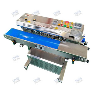 Factory Price Manufacturer Supplier Coffee Bag For-770v Vertical Continuous Sealer Band Sealing machine With Date Steel Printer