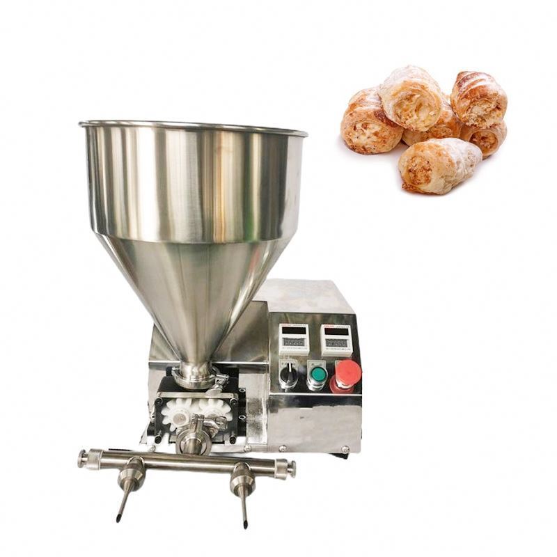 Factory direct supply ice cream piston filler mochi ice cream machine two filling with best prices