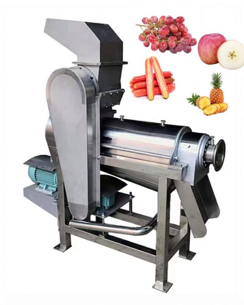 Stainless steel industrial fruit and vegetable apple watermelon pomegranate pear ginger onion screw squeeze crusher juicer