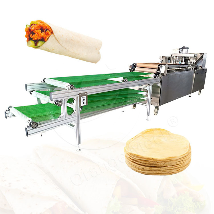 ORME Industrial Fully Automatic Thin Tortilla Pancake Bread Spring Roll Roti Chapati Make Machine