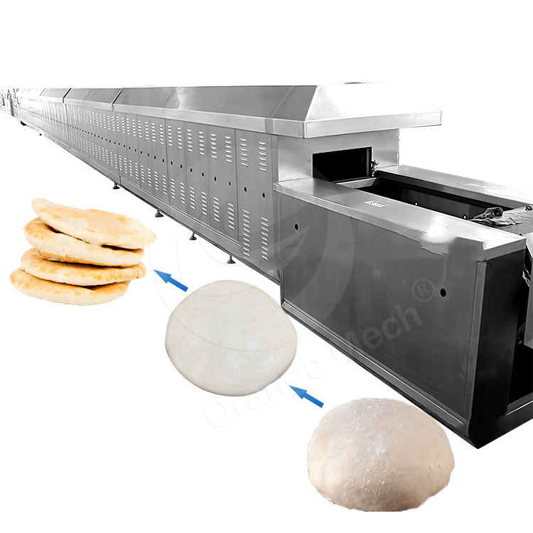 ORME Electric Tandoori Naan Bread Roti Maker Conveyor Arabic Pita Bread Make Manufacturing Machine Home