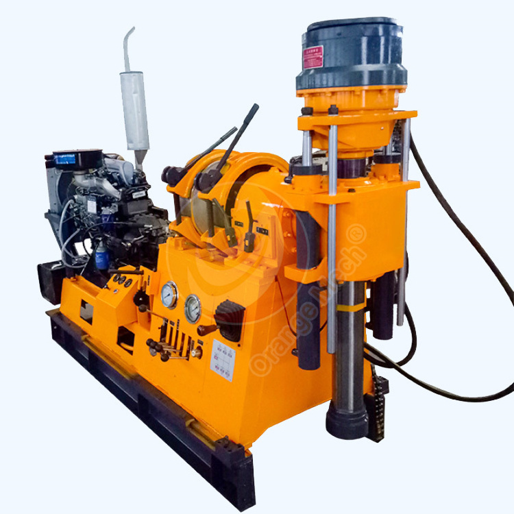 1000m Geothermal Water Well Drill Machine Ground Soil Test Geotechnical Drill Rig for Sale Core Drilling Machine 300mm Diesel