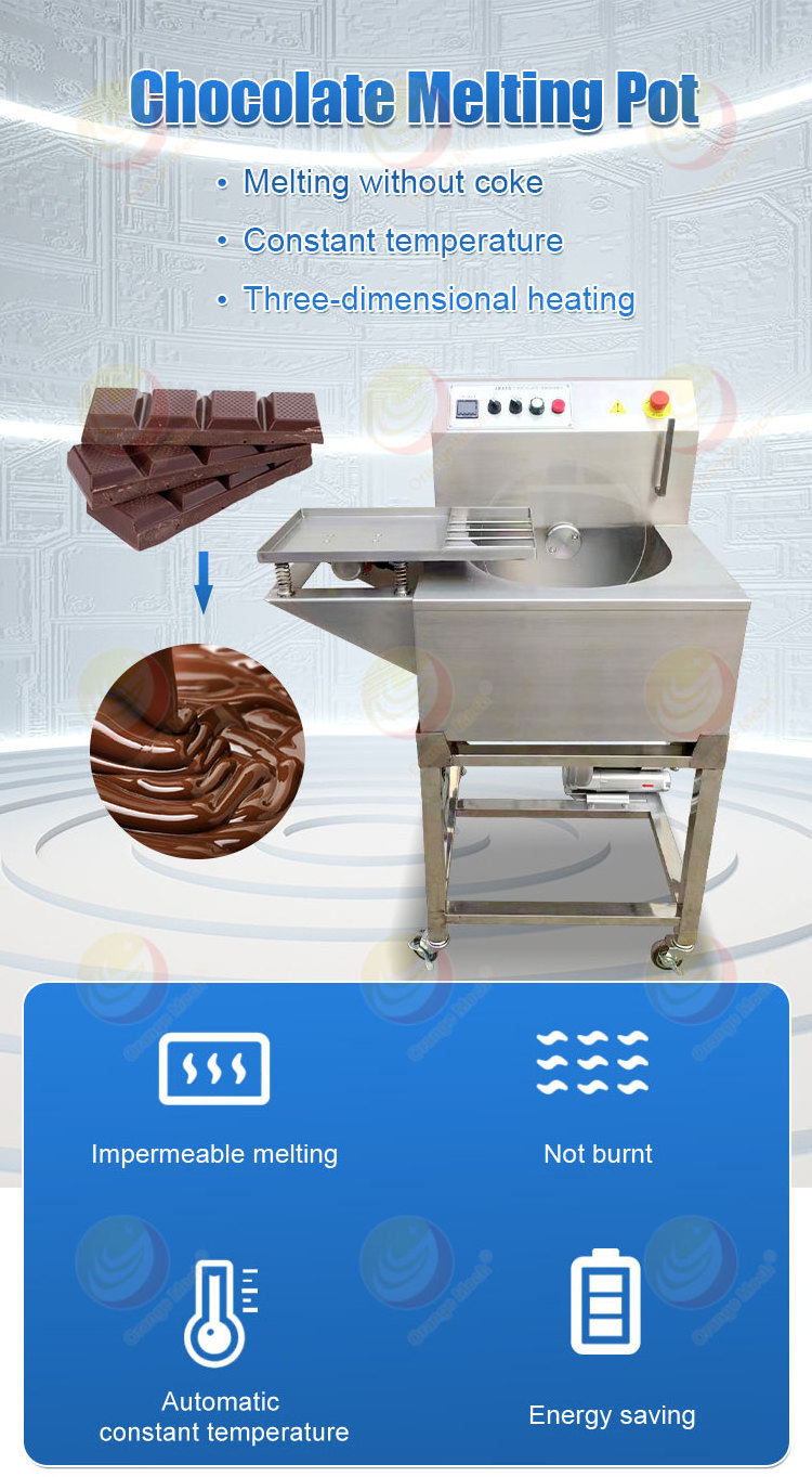 Large Easy to Operate Commercial Spread Melt 10kg Chocolate Making Machine Continuous Temper Machine