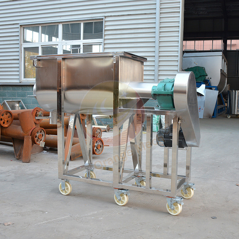 Horizontal Dry Powder Blend New Generation Full Auto Ribbon Blender Mix Machine Mushroom Substrate Powder Mixer