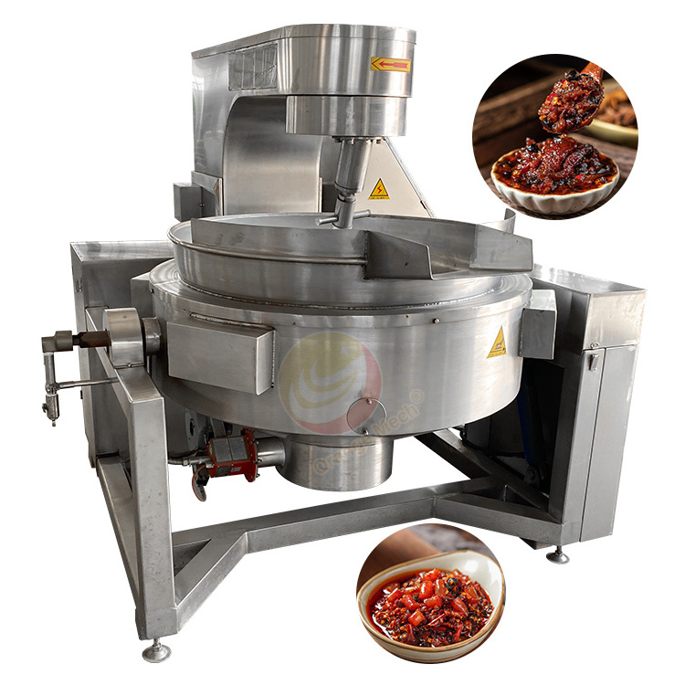 ORME Semi Automatic Biryani Cook Mixer Machine Cheese Stirrer Caramel Steam Double Jacketed Kettle for Cook