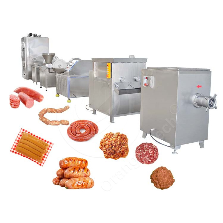 ORME Industrial Electrical Meat Sausage Process Line Small Scale Salami Sausage Make Machine Price