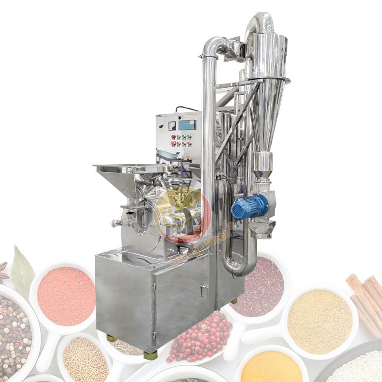 Small Seed Spice Crusher Rice Straw Powder Make Grind Pulverizer Machine for Whole Wheat Flour