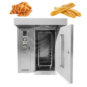 ORME Cheap Price Commercial Single Trolley Mini Convention Pizza Bread Diesel Rotary Bakery Oven 32 Rack