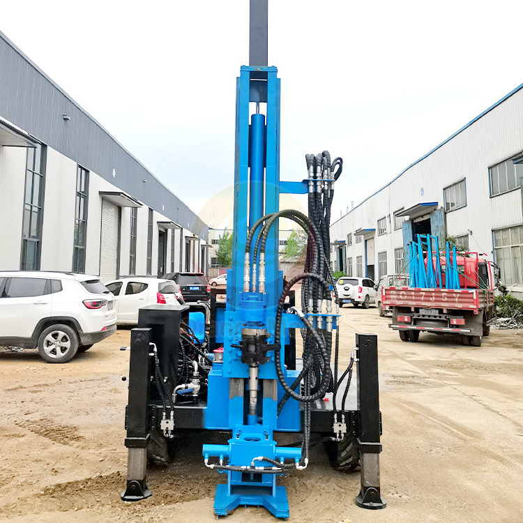 New 600m Trailer Mounted Portable Driller 500 Meter Borehole Anchor Drill Machine with Reliable Motor for Farm Use for Sale