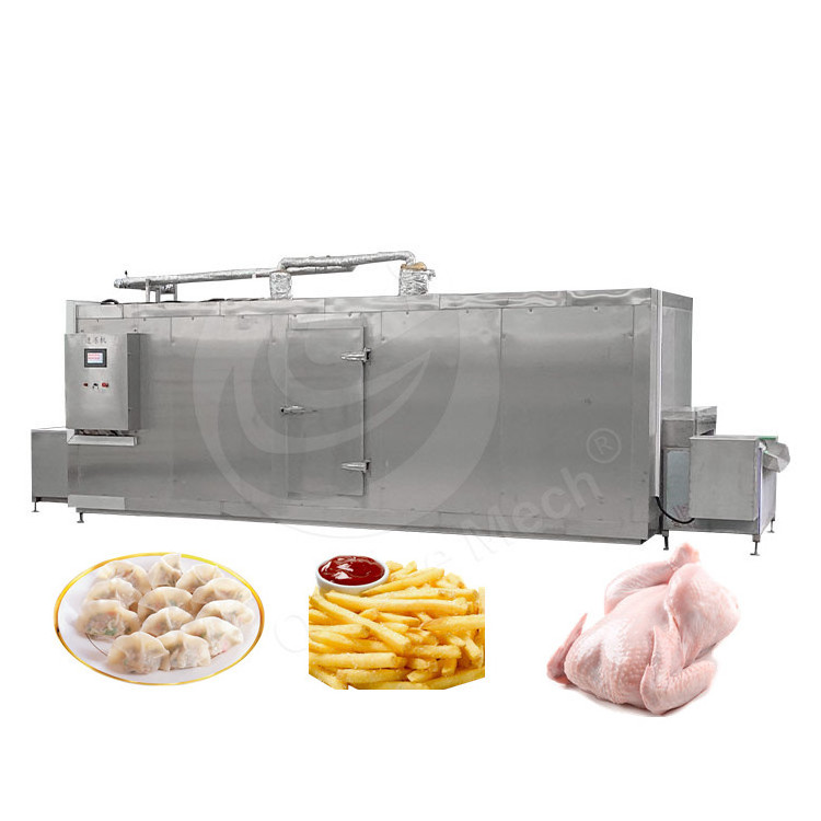 ORME Liquid Nitrogen Equipment Small Iqf Cryogenic Instant Ice Cream Freezer Tunnel Shock Freeze Machine