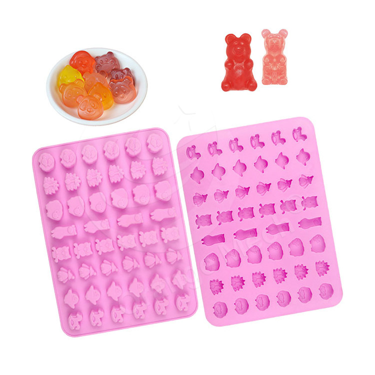 ORME Food Grade Custom 3D Car Chocolate Baking Mold Mini Teddy Shape Soft Candy Silicon Mould Handmade