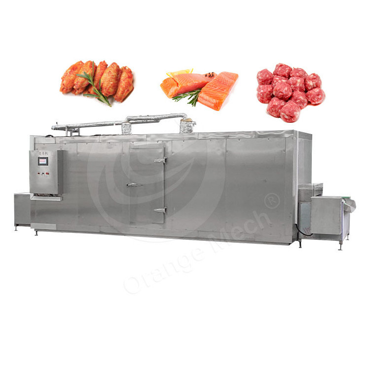 ORME Liquid Nitrogen Equipment Small Iqf Cryogenic Instant Ice Cream Freezer Tunnel Shock Freeze Machine