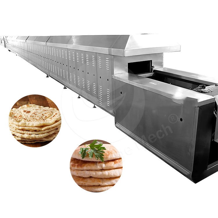 ORME Electric Tandoori Naan Bread Roti Maker Conveyor Arabic Pita Bread Make Manufacturing Machine Home