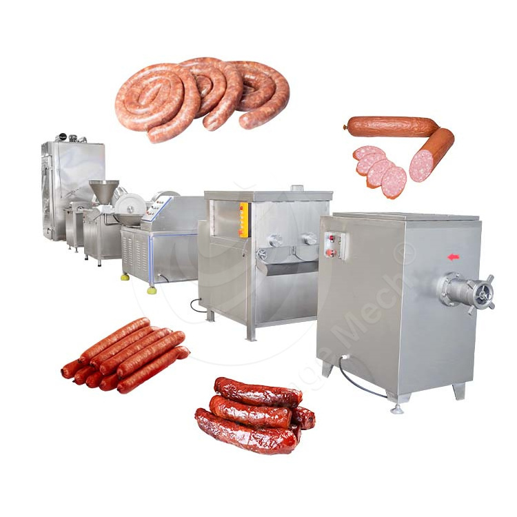 ORME Industrial Electrical Meat Sausage Process Line Small Scale Salami Sausage Make Machine Price