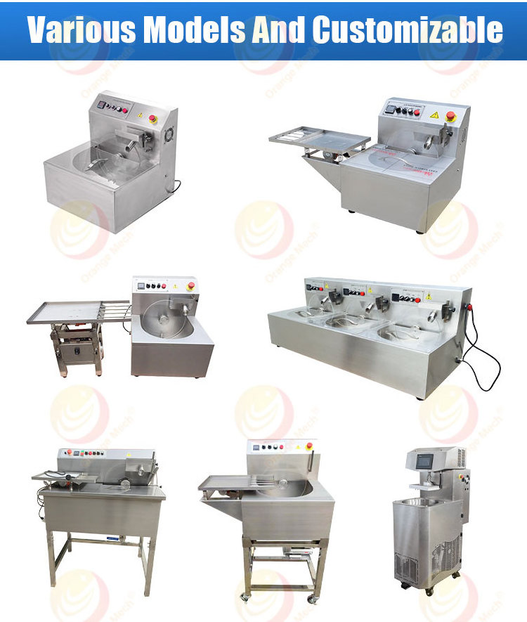 Large Easy to Operate Commercial Spread Melt 10kg Chocolate Making Machine Continuous Temper Machine