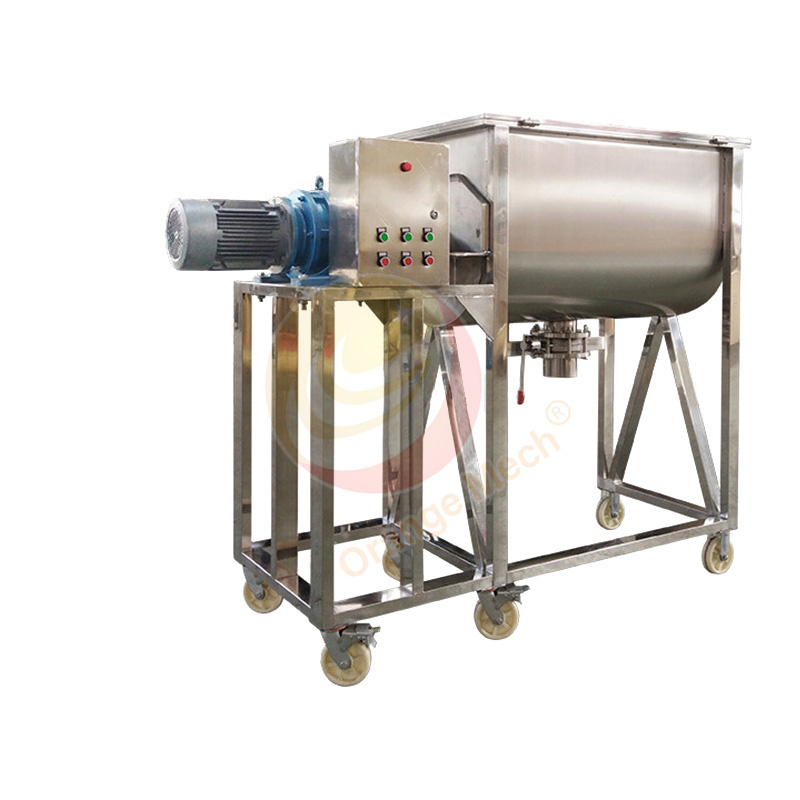 Mezcladora De Polvo Industrial Horizontal Drying Spice Food Grade Large Capacity Powder Mixer