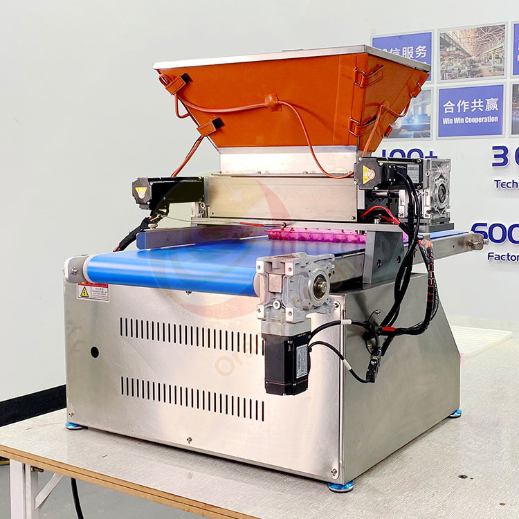 gummy candy depositing making machine Small fill chocolate bar pectin Gummy machine mini gummy bear candy making machine