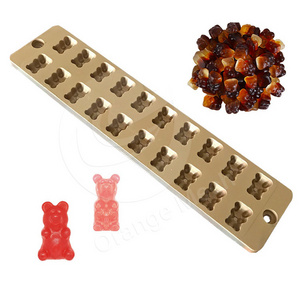 ORME Food Grade Custom 3D Car Chocolate Baking Mold Mini Teddy Shape Soft Candy Silicon Mould Handmade