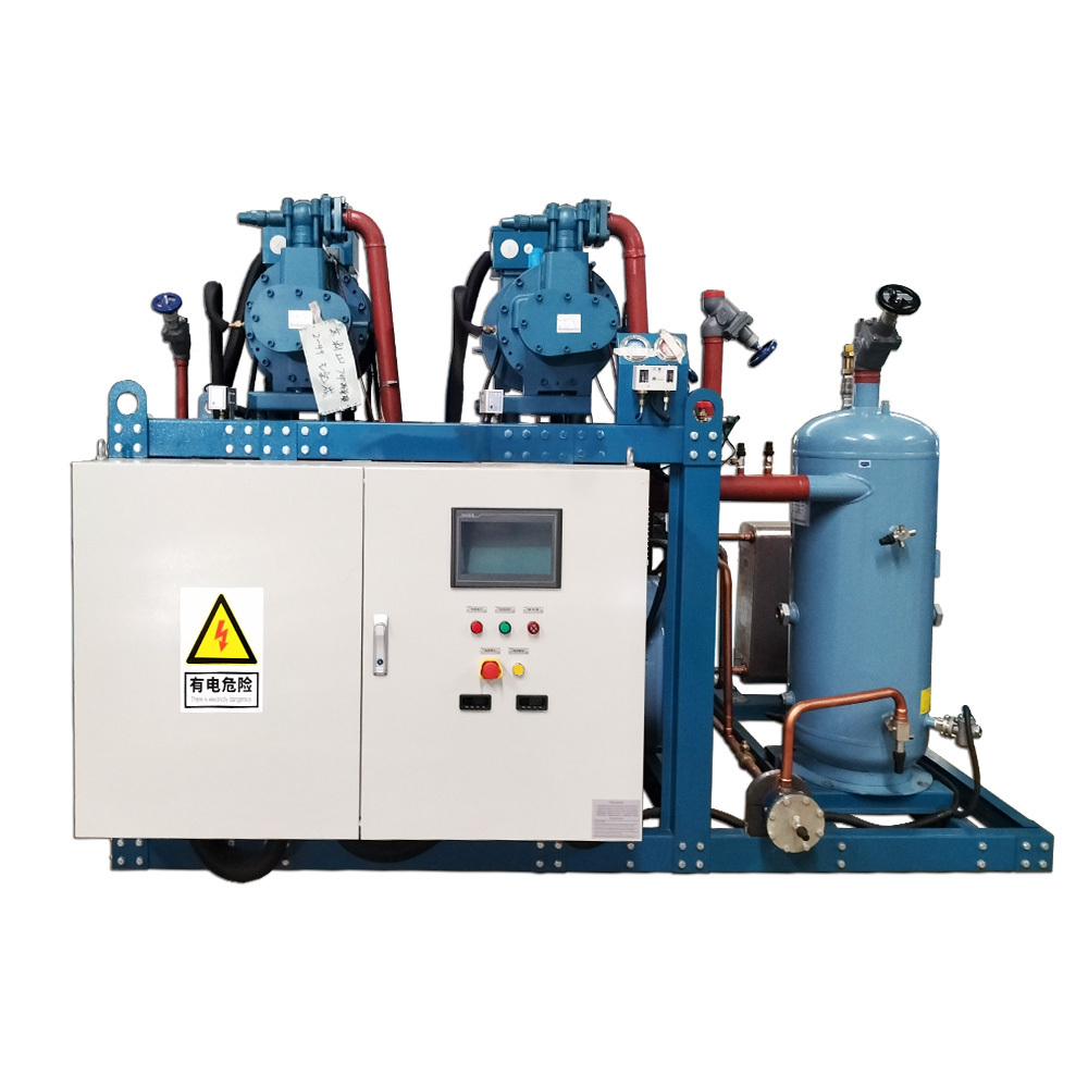 High-Efficiency 3HP-10HP Screw Compressor Condensing Units, Air Cooled, Multiple Heads, Suitable for Various Refrigerants