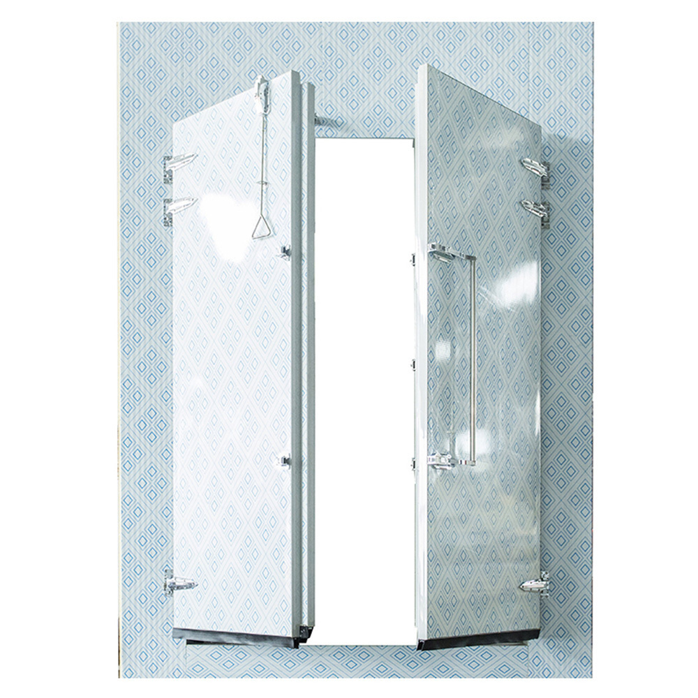 Automatic PU Sandwich Panel Stainless Steel Sliding Hinged Door for Cold Storage Room