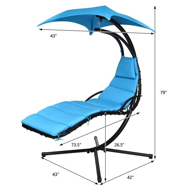 Morden Hammock Hanging Chair Outdoor Leisure Hanging Swing Patio Hammock Lounge Chair For Adults