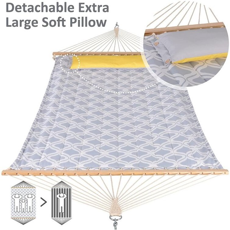 Garden Portable Extra Large Family Hanging Swing Chair And Bed Rope Cotton Outdoor Camping Hammock