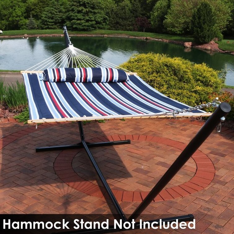 Outdoor Garden and Patio Steel Frame Stand Hanging Swing Hammock Chair Portable Folding Camping Hammock Chair