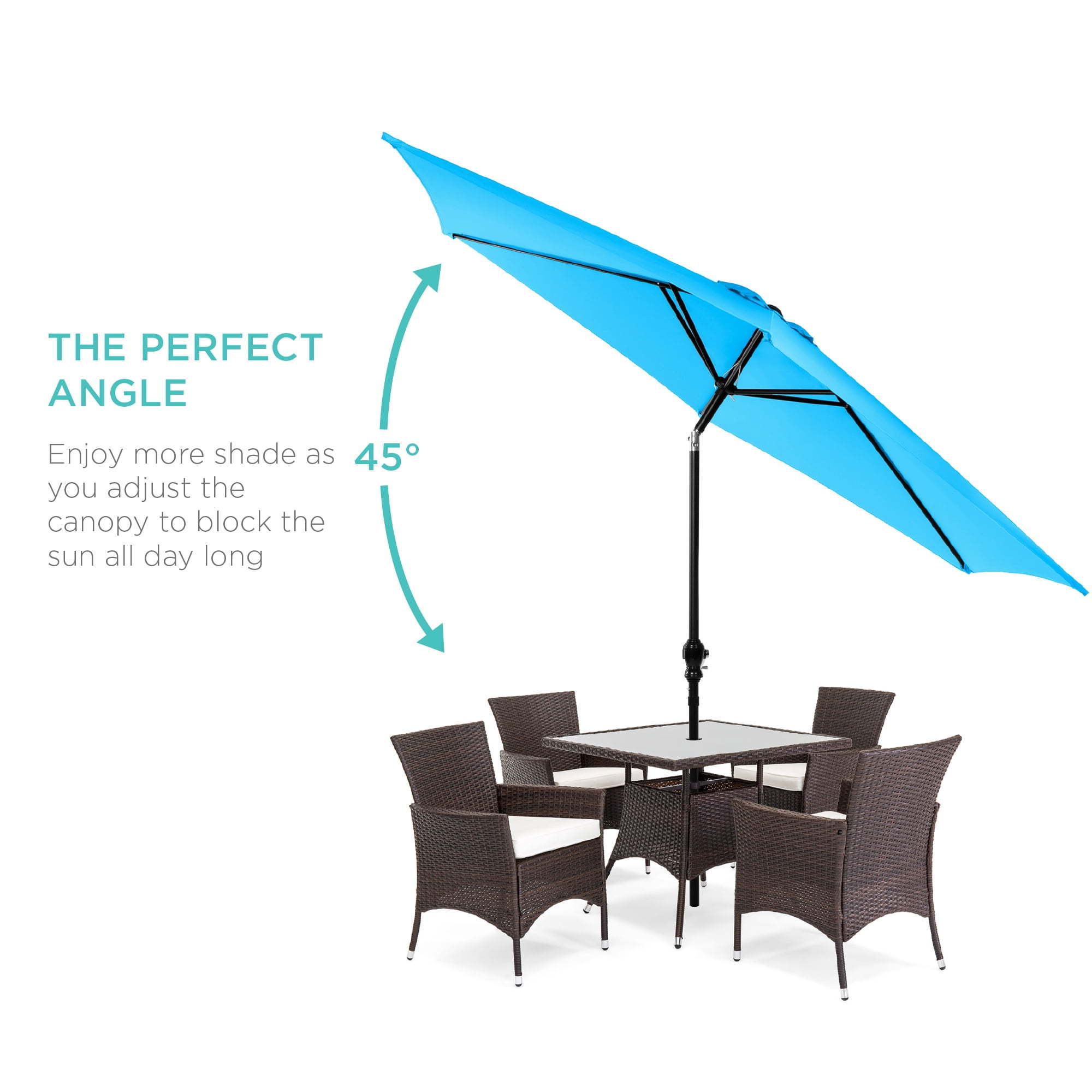 Big Size Outdoor Restaurant Outdoor Umbrella Garden Outdoor Parasol 10Ft Patio Umbrellas & Bases