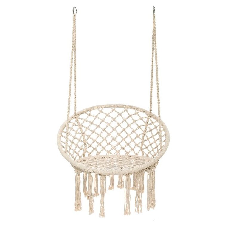 High Quality Outdoor Hammock Chair Cotton Rope Macrame Swing Hanging Hammock For Children And Adult