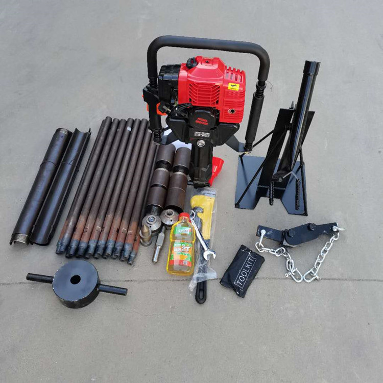 Efficient and small size earth picking rig /Handheld soil sampling drilling rig