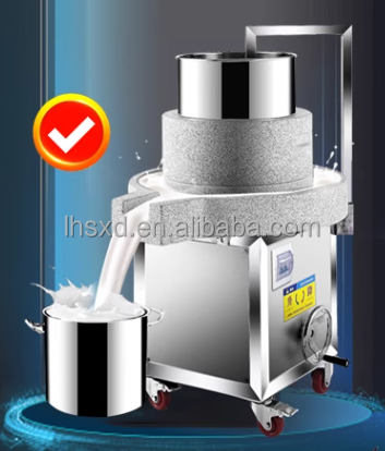 tone mill stone mill  electric commercial full-automatic rice milk mixer  soybean milk tofu machine grinder