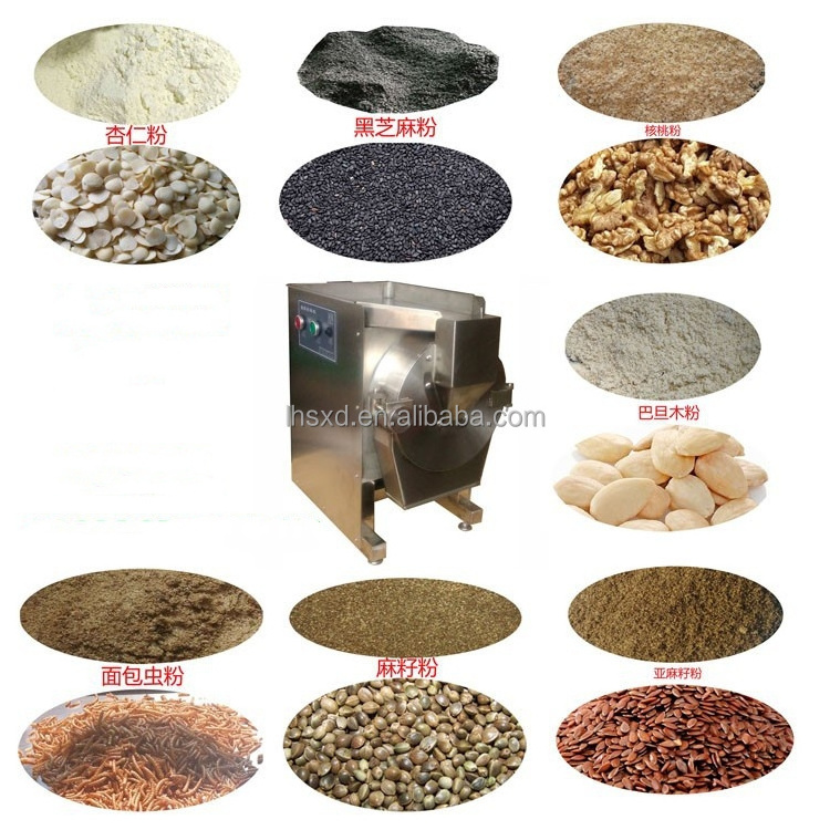 Stainless steel almond grinder peanut walnut flaxseed crusher sesame powder milling machine Oil based material crusher