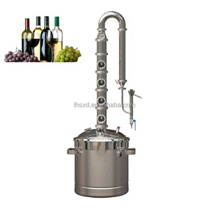 20L/30L Household Small Electric Vodka  Grape Brandy Alcohol Distiller With 4 - Storey Distillation Tower