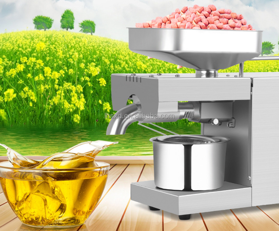 Home Automatic Peanut/Soybean Peanut /rapeseed/corn/linseed Oil Presser Machine /Small Oil Extracting Machine