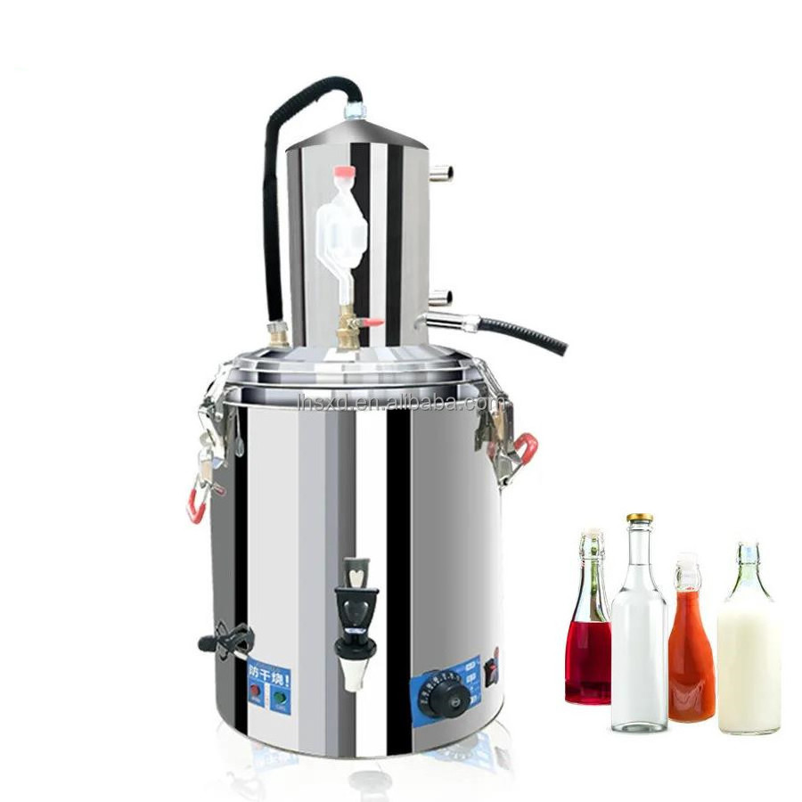 30L 40L 50L 60L Water Hydrolat Distiller/Stainless Steel Laboratory Distilled  Machine/Flowers and plant essential oil extractor