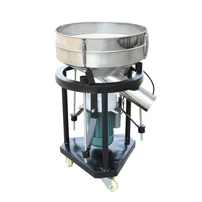 Electric powder sieve laboratory vibrating screen food vibrating screen stainless steel plastic powder screen